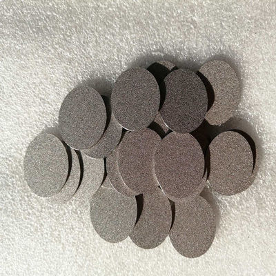 Disco poroso de acero inoxidable sinterizado del filtro del metal 316L
