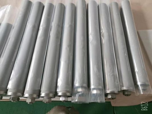 Cartucho de filtro sinterizado de titanio para la industria farmacéutica